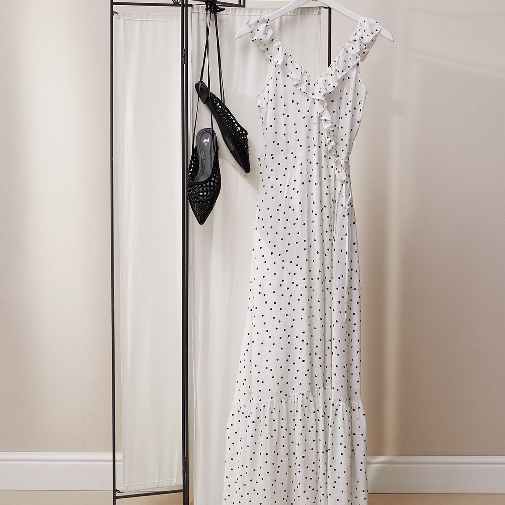 New! H&M dot maxi dress - Picture 3 of 8